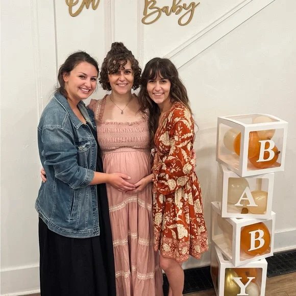 Antonio Melani Red Cotton Dress - Picture 2 of 2